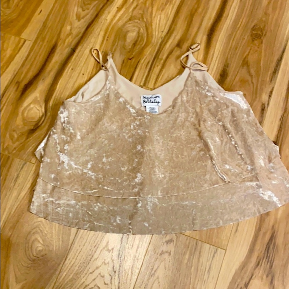 Velvet Cropped Tank